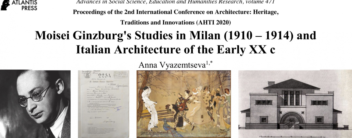 RESEARCH ON MOISEY GINZBURG'S STUDIES IN MILAN  (1910-1914)